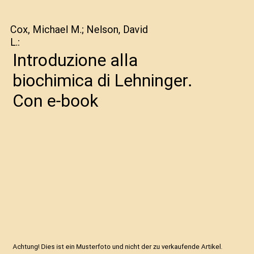 Introduzione alla biochimica
